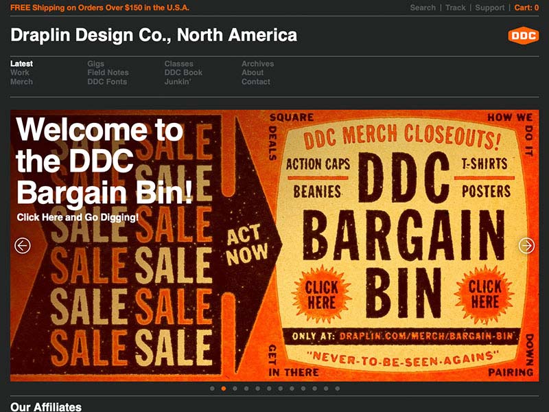 Aaron Draplin — Designer portfolio website