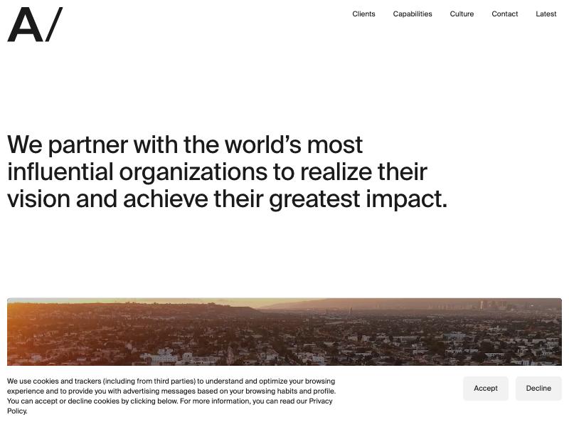 AREA 17 agency website (area17.com)