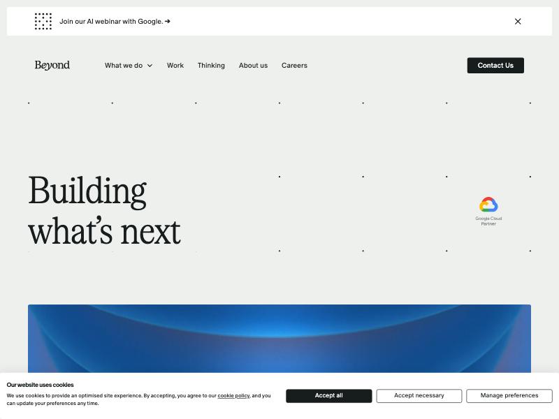 Beyond agency website (bynd.com)