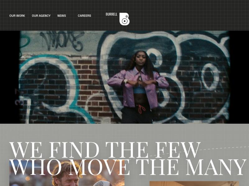 Burrell agency website (burrell.com)