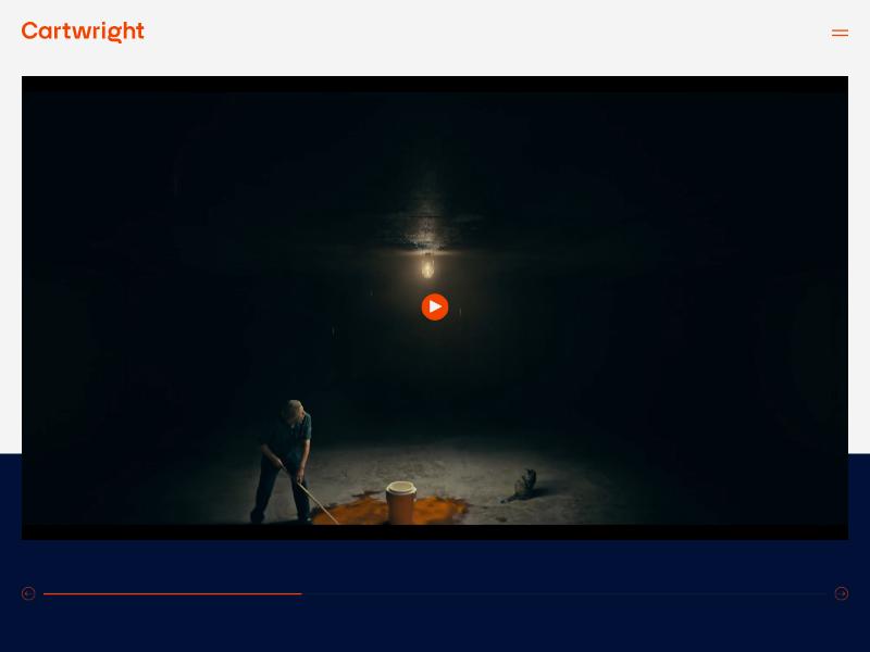 Cartwright agency website (cartwright.co)