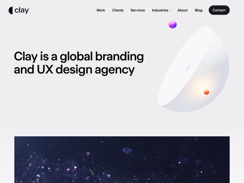 Clay agency website (clay.global)