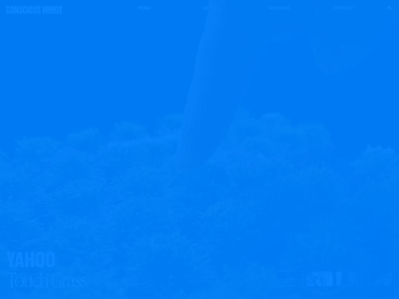 Conscious Minds agency website (cm.studio)