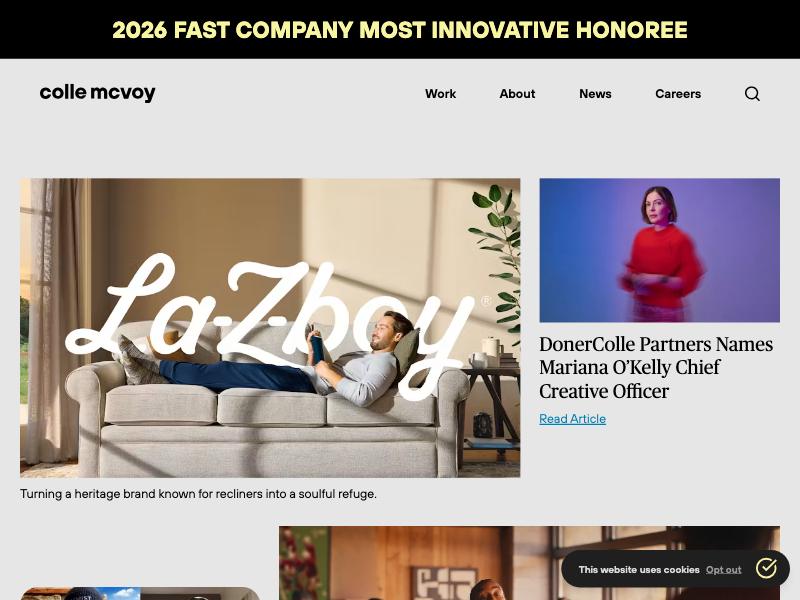 Colle McVoy agency website (collemcvoy.com)