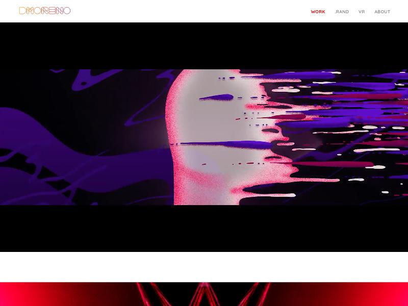 Daniel Moreno — Motion Designer portfolio website
