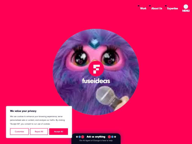 Fuseideas agency website (fuseideas.com)