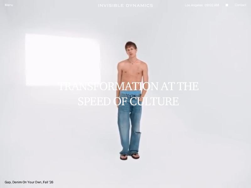 Invisible Dynamics agency website (invisibledynamics.com)