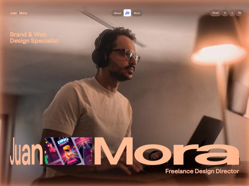 Juan Mora, Design Director portfolio website