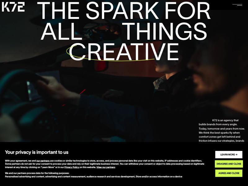K72 agency website (k72.ca)