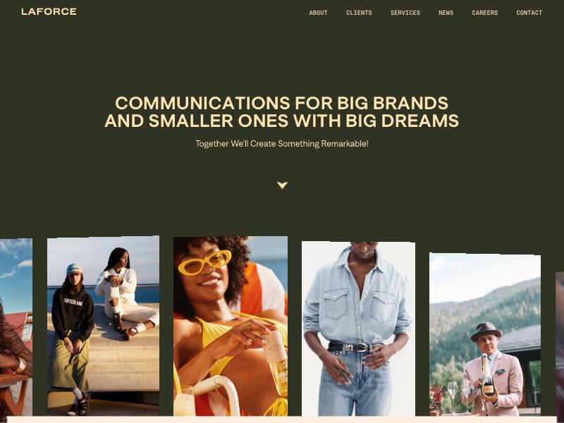 LaForce agency website (laforce.nyc)