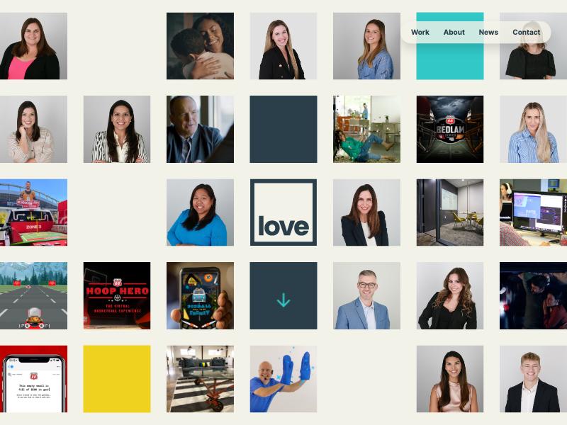 Love Advertising agency website (loveadv.com)