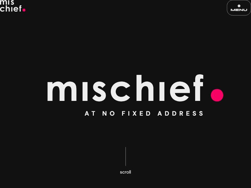 Mischief agency website (mischiefusa.com)