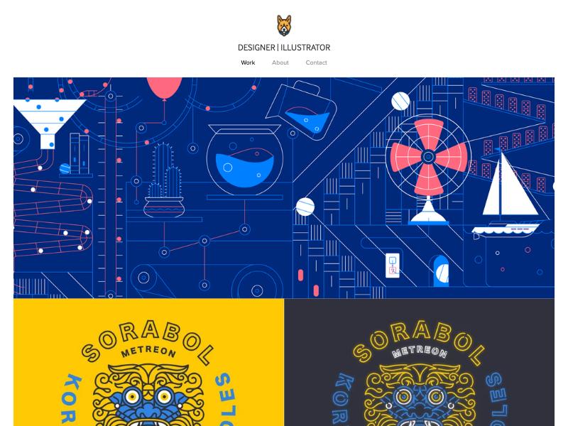 Nick Slater, Designer and Illustrator portfolio website