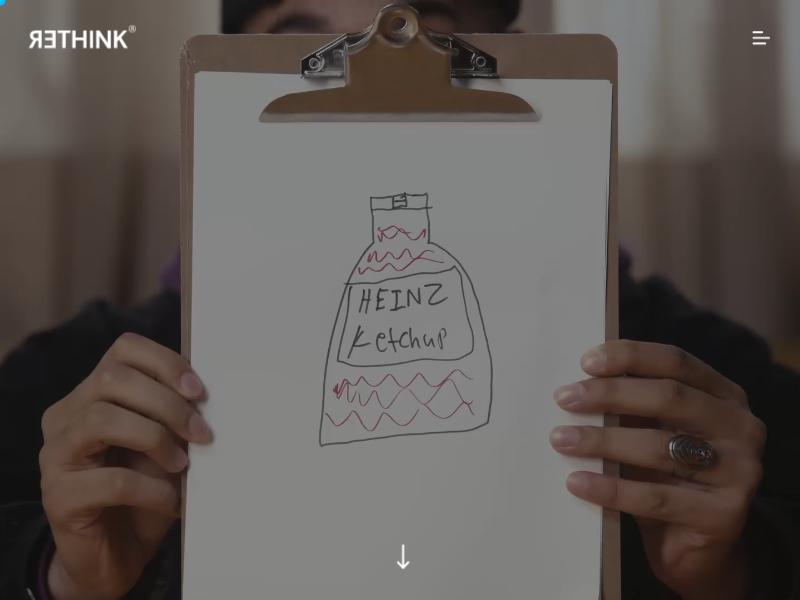 Rethink agency website (rethinkideas.com)