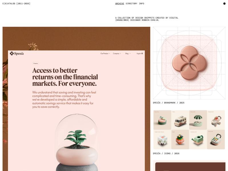 Robbin Cenijn — Designer portfolio website