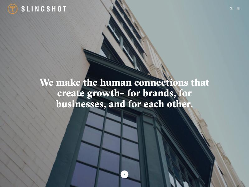 Slingshot agency website (slingshot.com)