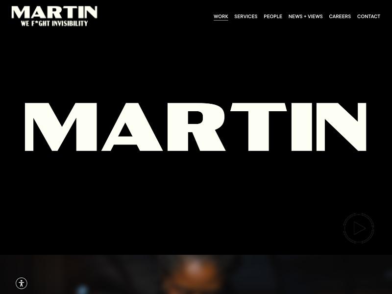 The Martin Agency website (martinagency.com)