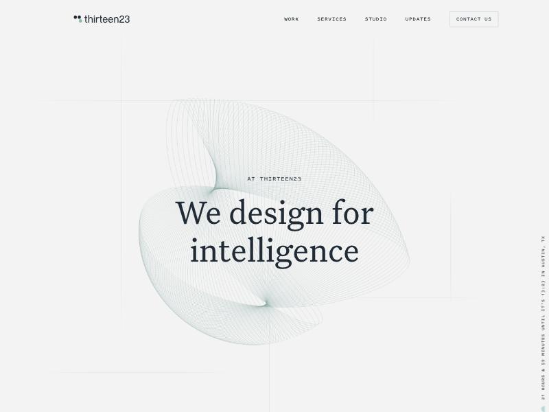 Thirteen23 agency website (thirteen23.com)