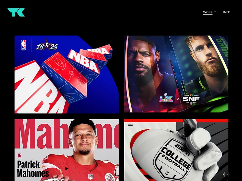 Tobias Kutz — Art Director portfolio website