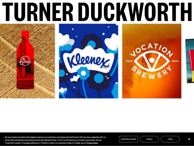 Turner Duckworth agency website (turnerduckworth.com)