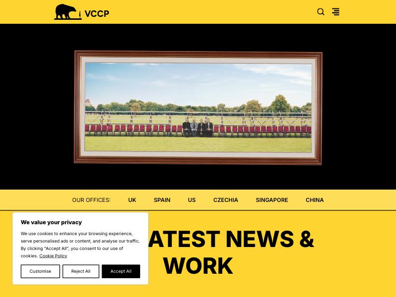 VCCP agency website (vccp.com)