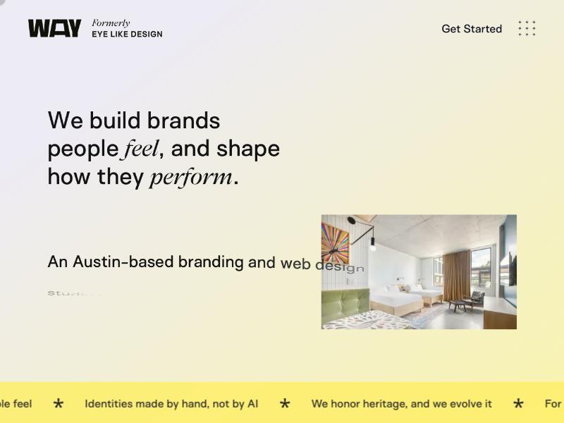 Way Creative agency website (waycreative.studio)
