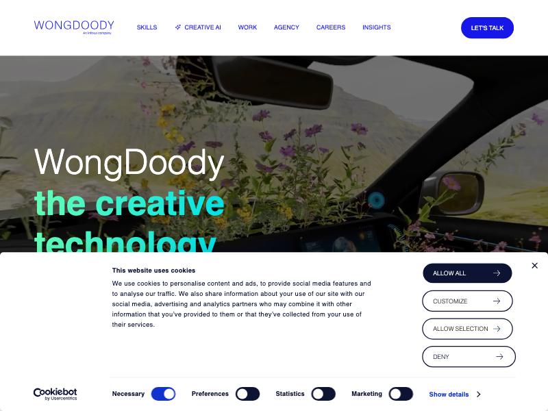 WongDoody agency website (wongdoody.com)